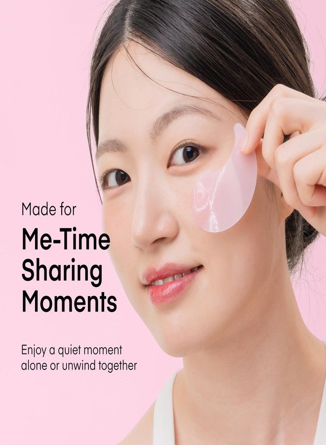 تيريز آند أونر لصقات العين من تيريز آند هونور، هيدروجيل الكولاجين والببتيد - 6 أزواج من أقنعة العين الكورية للعيون المنتفخة والهالات السوداء والتجاعيد والانتفاخات تحت العين - هدية مثالية للسفر وعيد الميلاد، هدية رائعة للنساء - Image 4